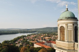 View from the Esztergom Basilica's dome