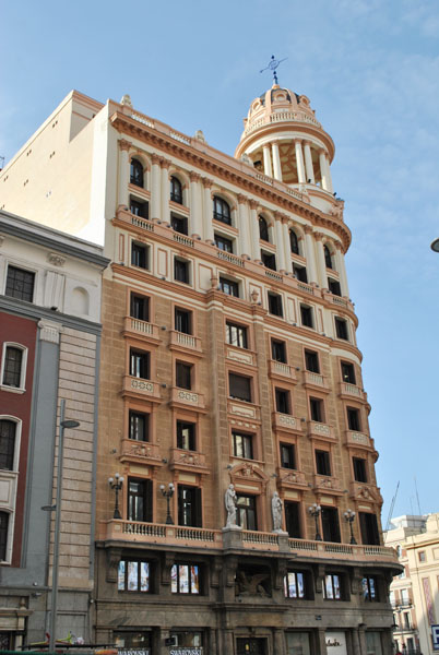 La Adriatica Building on Gran Via in Madrid