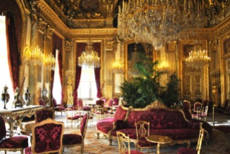 Napoleon III Apartments Grand Salon in Louvre Museum